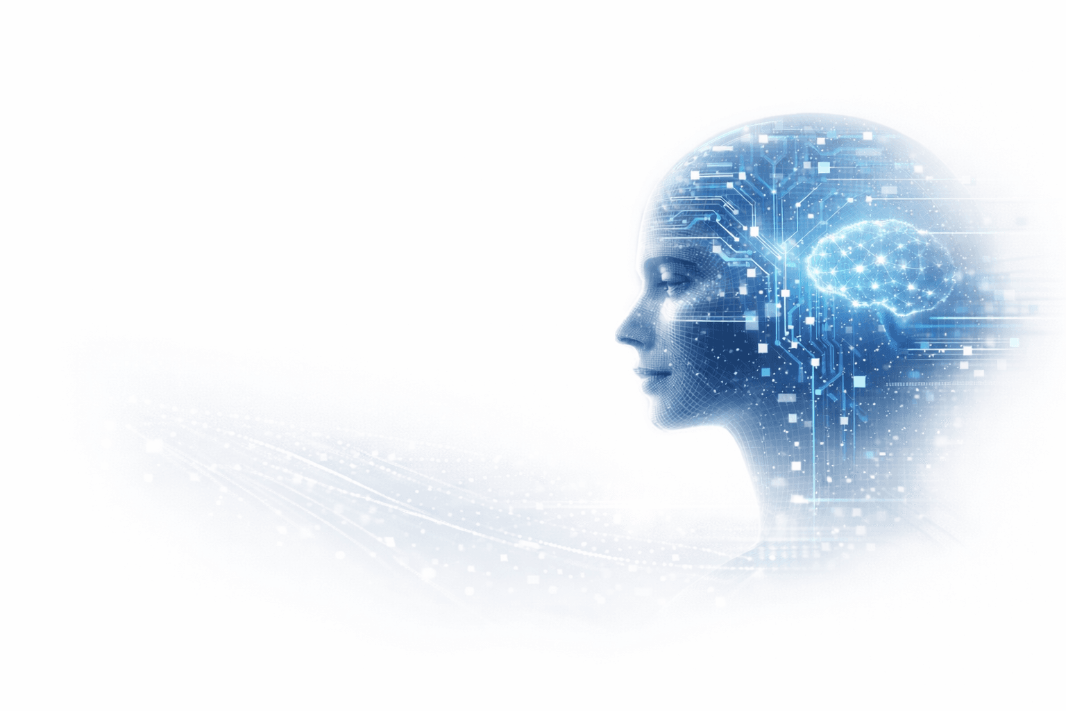 Abstract AI visualization representing artificial intelligence capability assessment